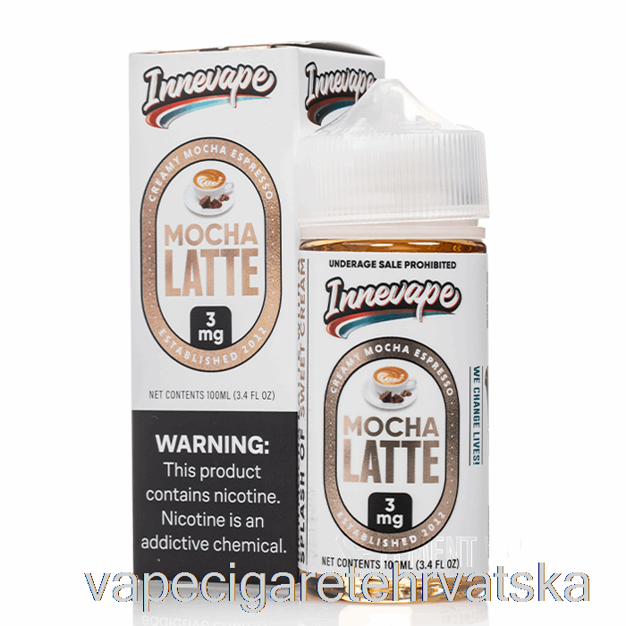 Vape Cigarete Mocha Latte - Innevape - 100ml 0mg